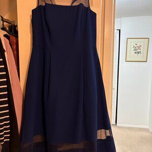 Aidan Dress Navy Blue Size 8
